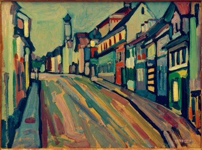 Murnau – Untermarkt by Wassily Kandinsky
